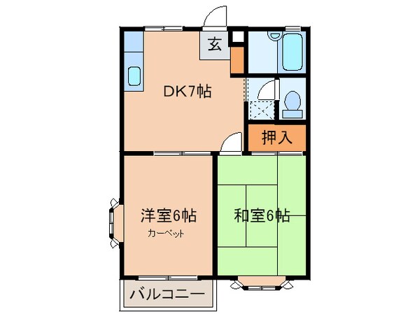 ル－ラルあざみ野の物件間取画像